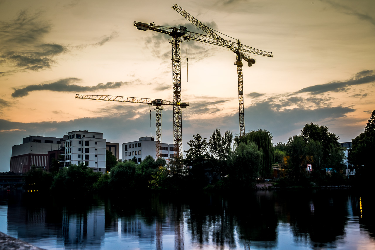 Sonnenuntergang Spreeboard Berlin Charlottenburg