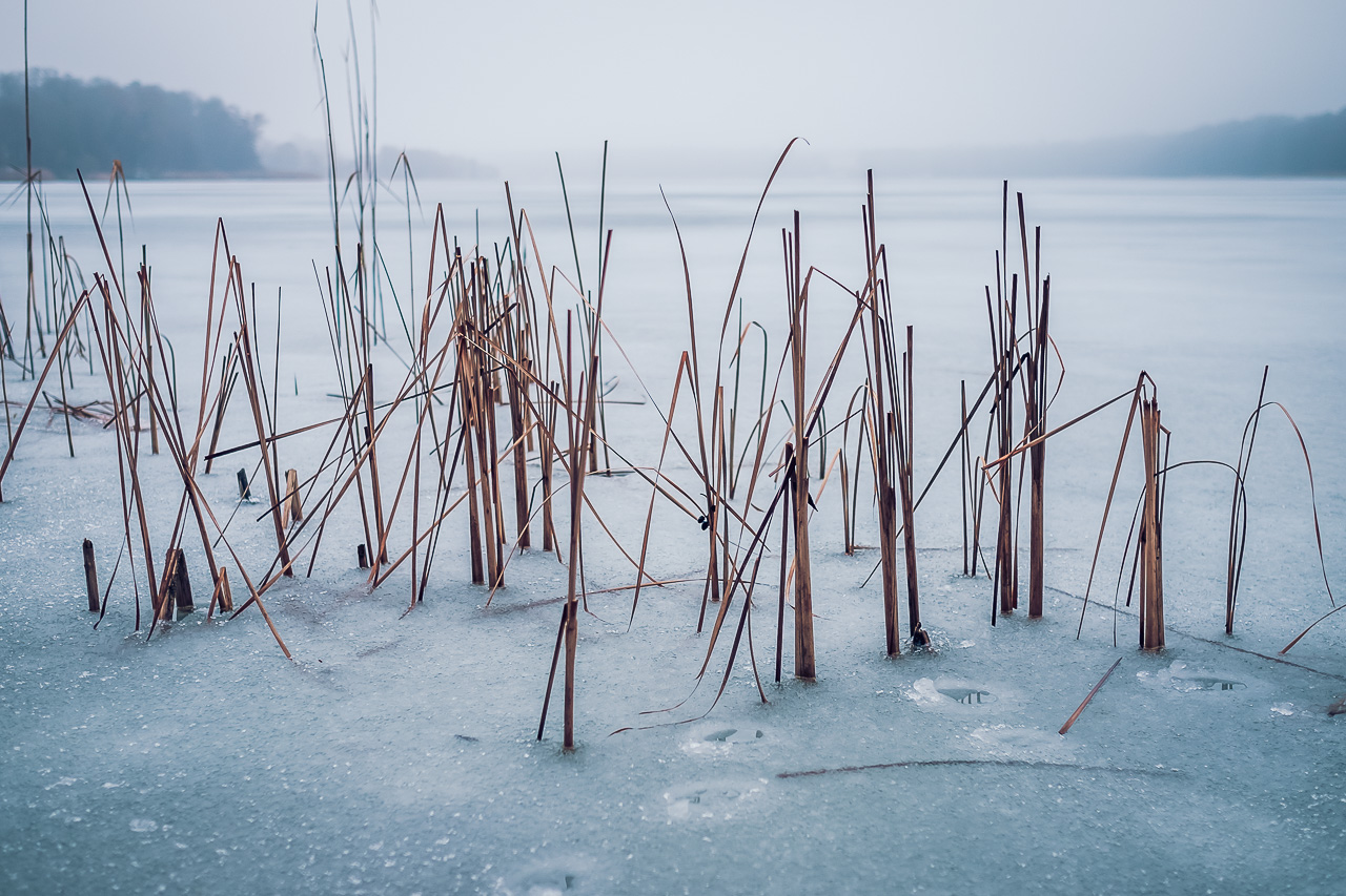 icy lake Strausberg